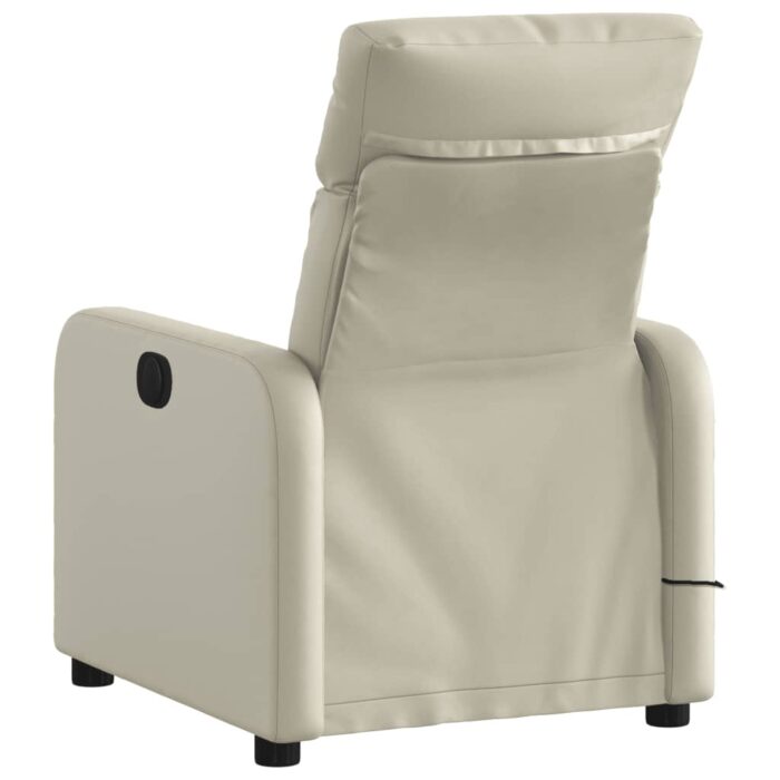 VXL8721012371484_g_en_hd_2.jpg Fauteuil inclinable de massage Crème Similicuir – Image 2