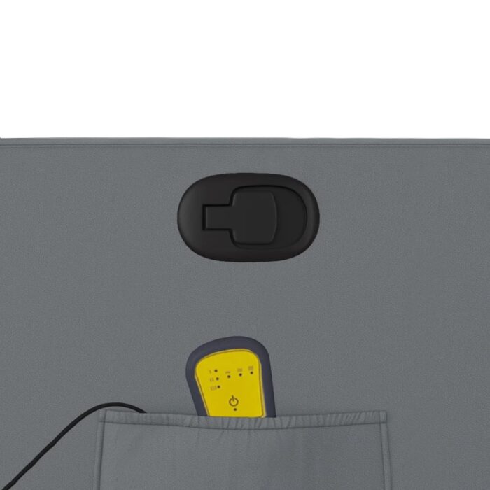 Fauteuil de massage inclinable Gris Similicuir – Image 8