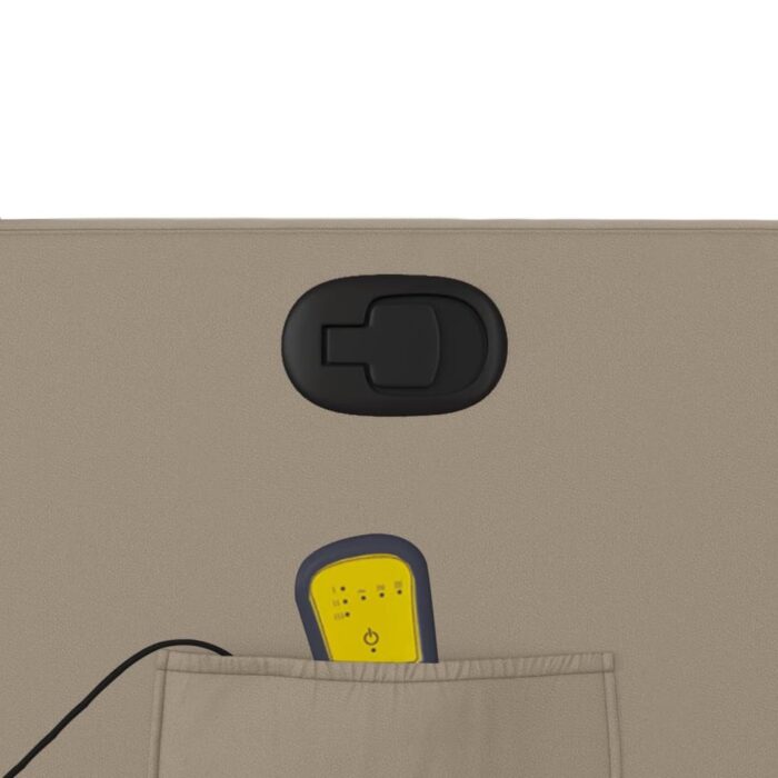 Fauteuil de massage inclinable Cappuccino Similicuir – Image 8