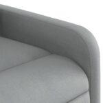 Fauteuil inclinable Gris clair Tissu – Image 6