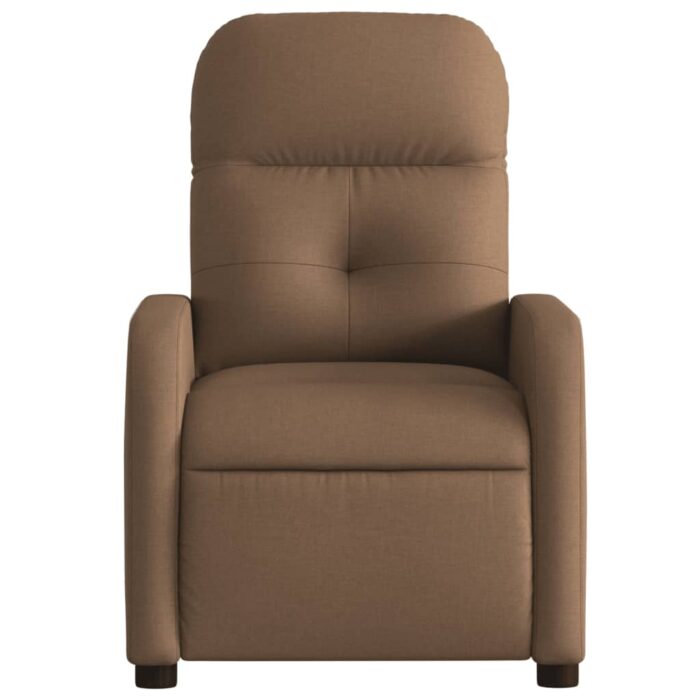 Fauteuil inclinable Marron Tissu – Image 4