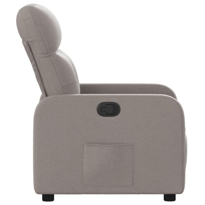 Fauteuil inclinable Taupe Tissu – Image 5