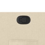 Fauteuil inclinable Crème Tissu – Image 7