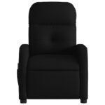Fauteuil de massage inclinable Noir Tissu – Image 5