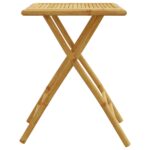 Table de jardin pliable 55x55x75 cm bambou – Image 3