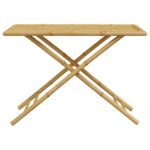 Table de jardin pliable 110x55x75 cm bambou – Image 2