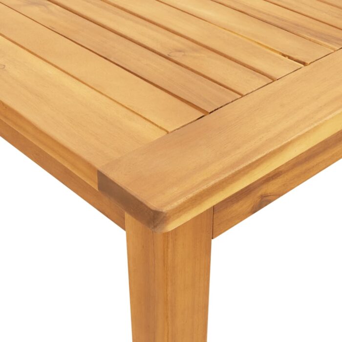 Table à manger de jardin 180x90x75 cm bois massif d'acacia – Image 7