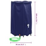 Réservoir d'eau avec robinet pliable 500 L PVC – Image 8