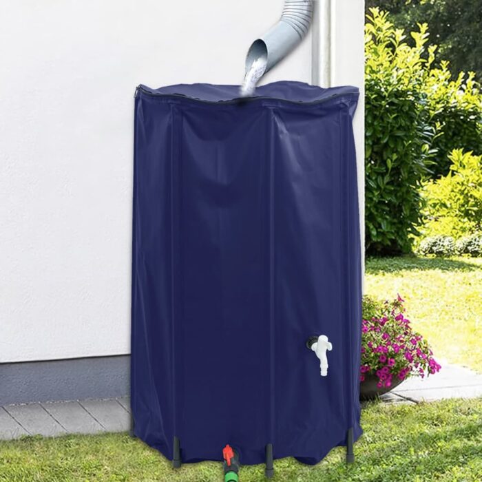 Réservoir d'eau avec robinet pliable 500 L PVC – Image 1