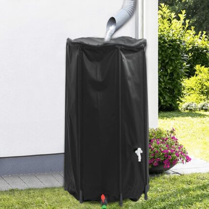Réservoir d'eau avec robinet pliable 250 L PVC