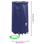 Réservoir d'eau avec robinet pliable 250 L PVC – Image 8