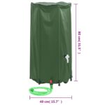 Réservoir d'eau avec robinet pliable 100 L PVC – Image 8