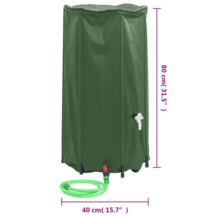 Réservoir d'eau avec robinet pliable 100 L PVC – Image 8