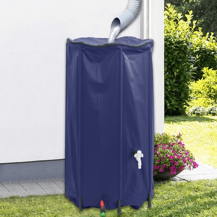 Réservoir d'eau avec robinet pliable 380 L PVC – Image 1