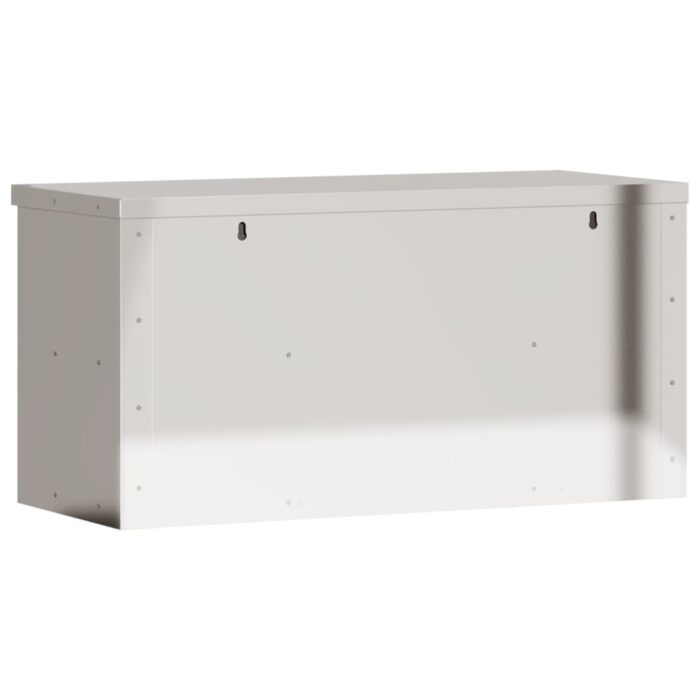 Armoire murale de cuisine avec portes coulissantes inox – Image 6