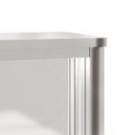 Armoire murale de cuisine avec portes coulissantes inox – Image 7