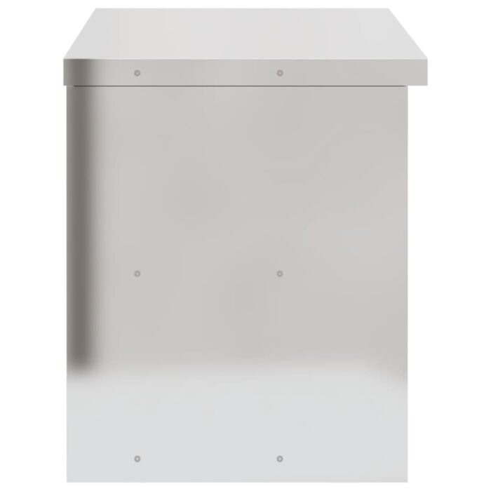 Armoire murale de cuisine avec portes coulissantes inox – Image 5