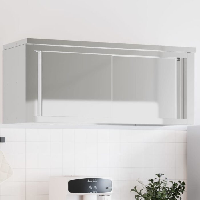 VXL8721012375130_m_en_hd_1.jpg Armoire murale de cuisine avec portes coulissantes inox – Image 1