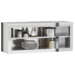 Armoire murale de cuisine avec étagère acier inoxydable – Image 2