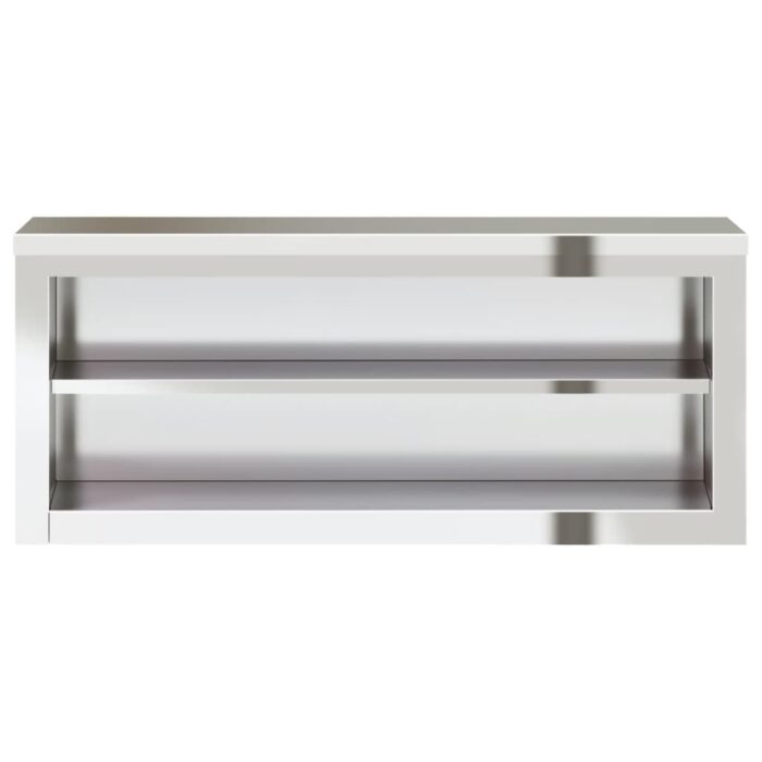 Armoire murale de cuisine avec étagère acier inoxydable – Image 3