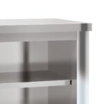 Armoire murale de cuisine avec étagère acier inoxydable – Image 6