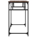 Bureau chêne marron bois d'ingénierie et acier enduit de poudre – Image 4