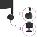 Chariot de cuisine chêne marron 45x35x89,5 bois d'ingénierie – Image 8