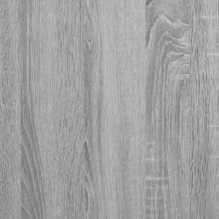 Chariot de cuisine sonoma gris 60,5x50x105 cm bois d'ingénierie – Image 12