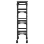 Chariot de cuisine sonoma gris 53x20x76 cm bois d'ingénierie – Image 6