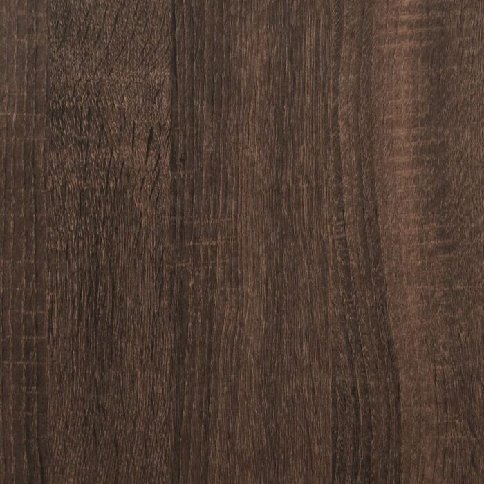 Chariot de cuisine chêne marron 60x48x89,5 cm bois d'ingénierie – Image 12