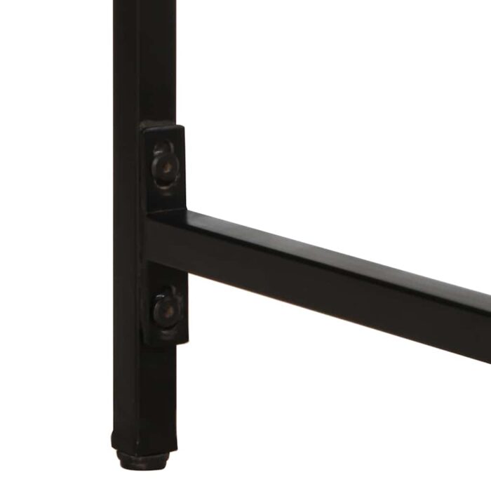 Table à manger 140x70x75 cm bois de manguier massif brut – Image 6