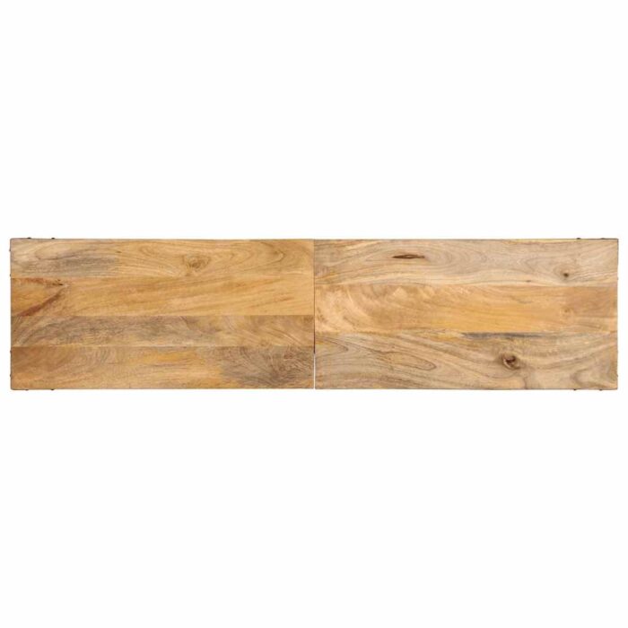 Table console 140x35x70 cm bois de manguier massif – Image 3