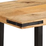 Table console 140x35x70 cm bois de manguier massif – Image 4