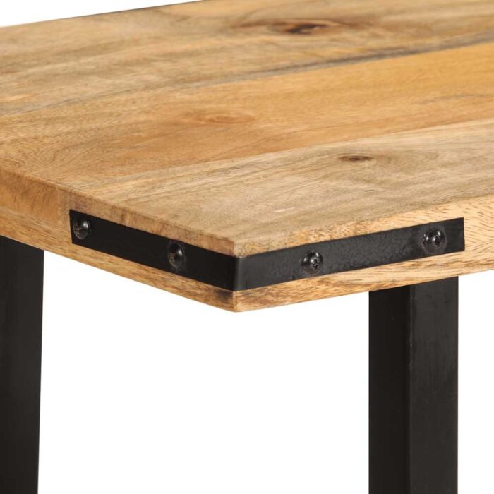 Table console 140x35x70 cm bois de manguier massif – Image 4