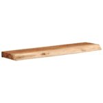 Étagères murales 2 pcs 60x20x3,5 cm bois massif d'acacia – Image 10