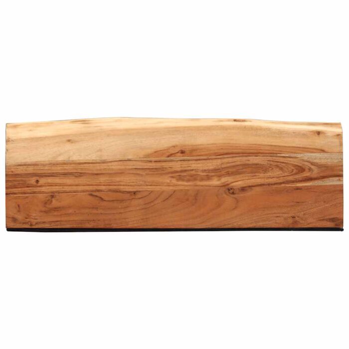 Étagères murales 2 pcs 60x20x3,5 cm bois massif d'acacia – Image 5