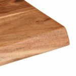 Étagères murales 2 pcs 60x20x3,5 cm bois massif d'acacia – Image 6