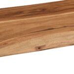 Étagères murales 2 pcs 60x20x3,5 cm bois massif d'acacia – Image 7