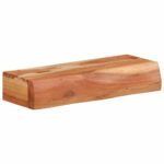 Étagères murales 2 pcs 40x17x8 cm bois massif d'acacia – Image 2