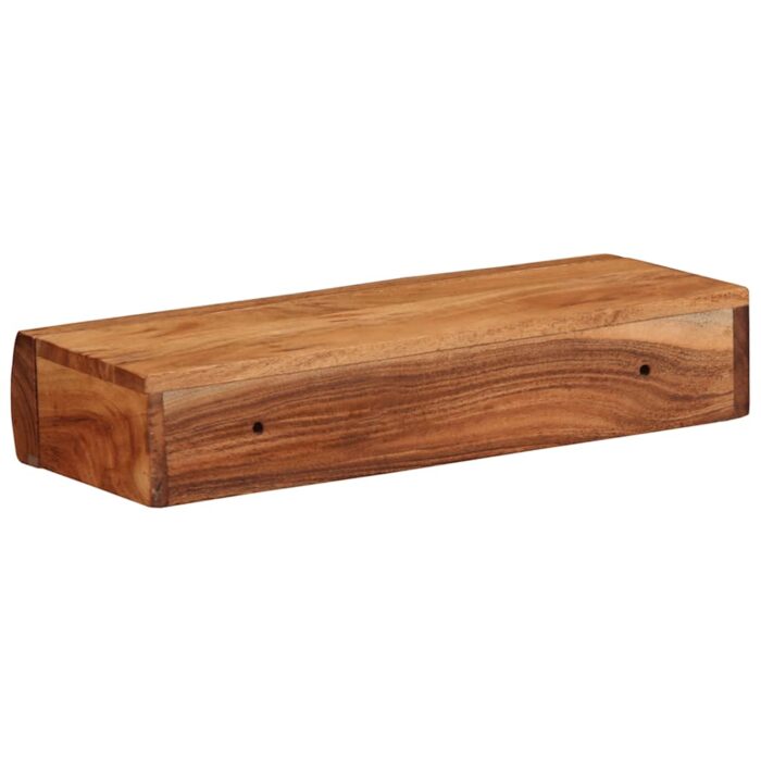 Étagères murales 2 pcs 40x17x8 cm bois massif d'acacia – Image 7