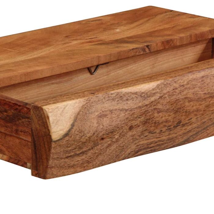 Étagères murales 2 pcs 40x17x8 cm bois massif d'acacia – Image 9