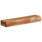 Étagères murales 2 pcs 60x17x8 cm bois massif d'acacia – Image 3