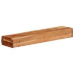 Étagères murales 2 pcs 60x17x8 cm bois massif d'acacia – Image 7