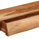 Étagères murales 2 pcs 60x17x8 cm bois massif d'acacia – Image 8