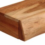 Étagères murales 2 pcs 60x17x8 cm bois massif d'acacia – Image 9