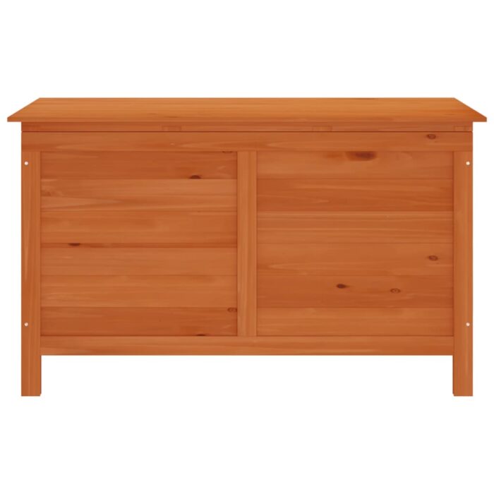 Boîte de rangement de jardin 99x49,5x58,5 cm bois massif sapin – Image 2
