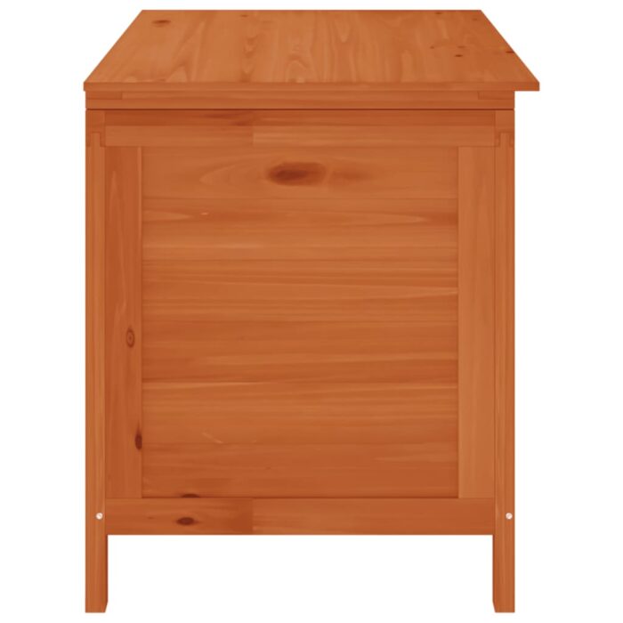 Boîte de rangement de jardin 99x49,5x58,5 cm bois massif sapin – Image 3