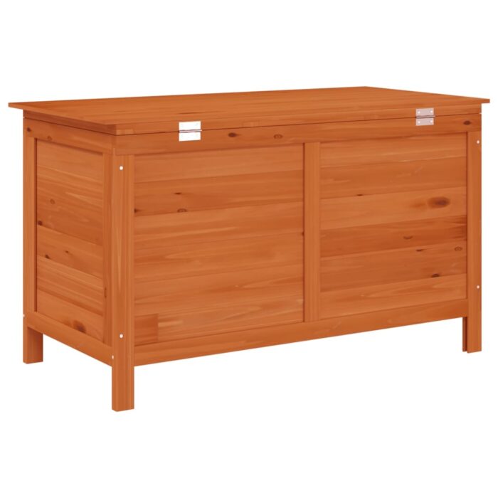 Boîte de rangement de jardin 99x49,5x58,5 cm bois massif sapin – Image 4
