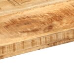 Tables d'appoint gigognes 3 pcs bois de manguier massif brut – Image 9