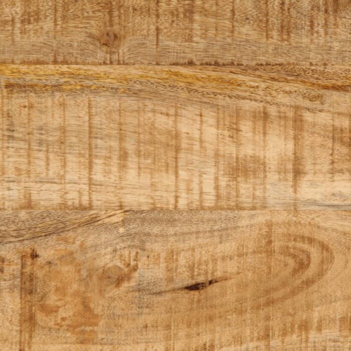 Meuble TV 110x35x40 cm bois massif de manguier brut – Image 11